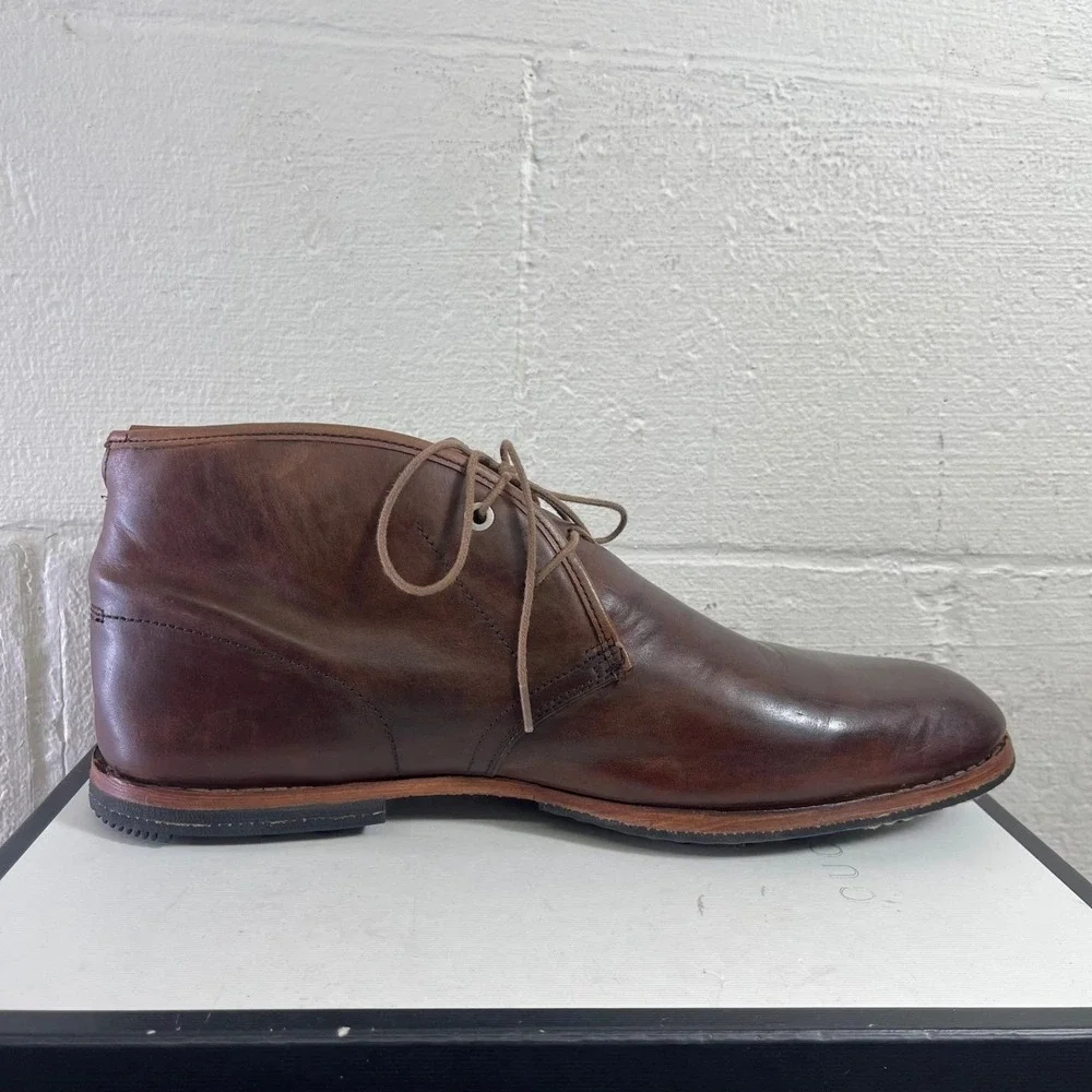 Timberland Boot Co. Wodehouse 75509 Brown Leather Chukka Ankle Boots Men's 13 M